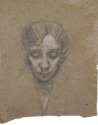 Свешников Иван Иванович. Портрет жены Марии